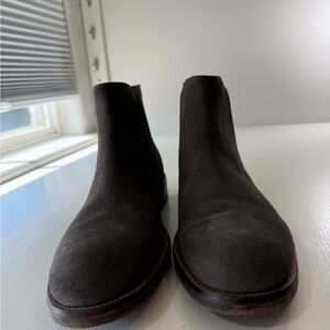 Men's John Varvatos Brown Suede Chelsea Boots